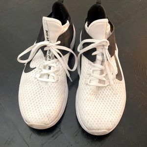 White and black nikes